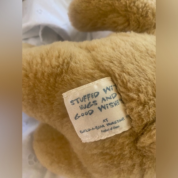 Build A Bear 14" Teddy Bears Bundle of 2- plush stuffedWith Hugs & Good Wishes - Picture 7 of 9
